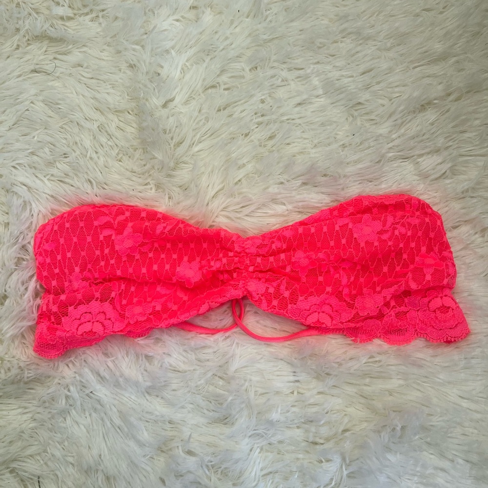 Hot pink free people bandeau